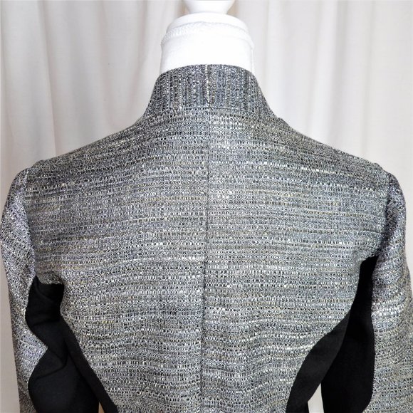 Maurices Silvery Stitched Blazer Jacket - Picture 7 of 7